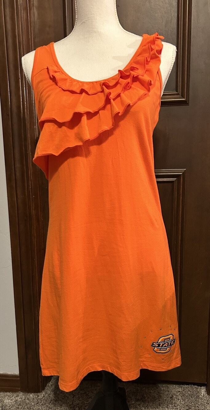 OSU Oklahoma State University Game Day Orange Dress Size Medium